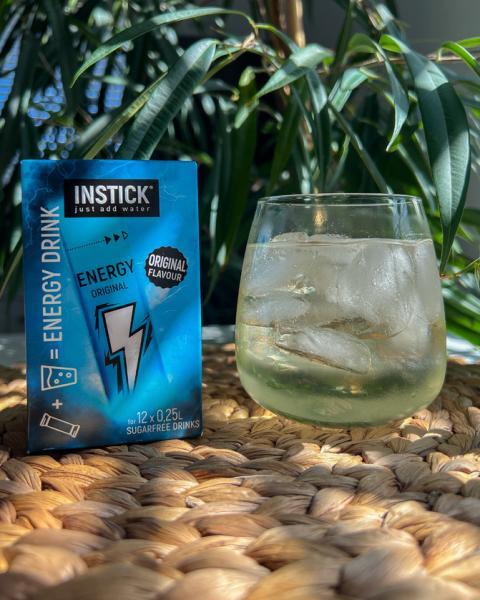 Instick | Energy Original für 12 x 0,25 L zuckerfreies Energy Getränk